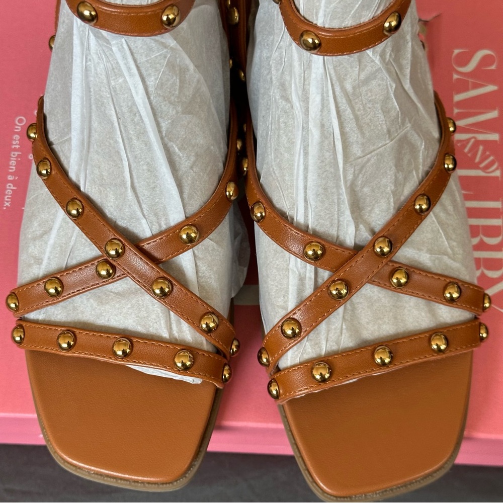 BNIB Sam & Libby Brandi Strappy Sandal 🧡 size 6 - Picture 5 of 14